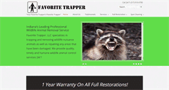 Desktop Screenshot of favoritetrapper.com